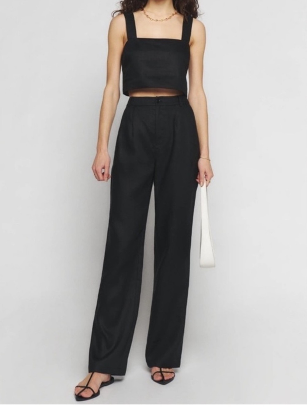 Reformation Olivia Linen Two Piece